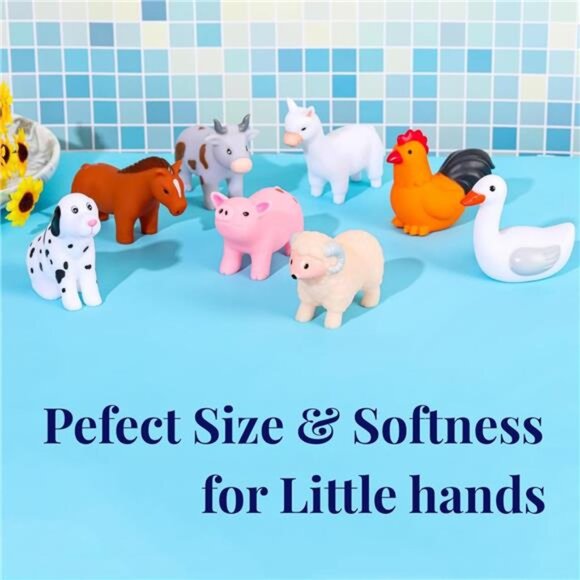 XY-WQ Bath Toys No Hole, for Infants 6-12& Toddlers 1-3, No Hole Bathtub Toys - Picture 4 of 7